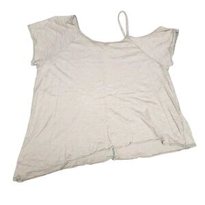 Free People Alex Cold-shoulder Cut Out Top, M